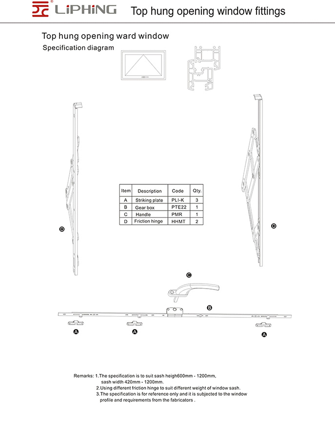 Top hung opening ward window Specification diagram.jpg